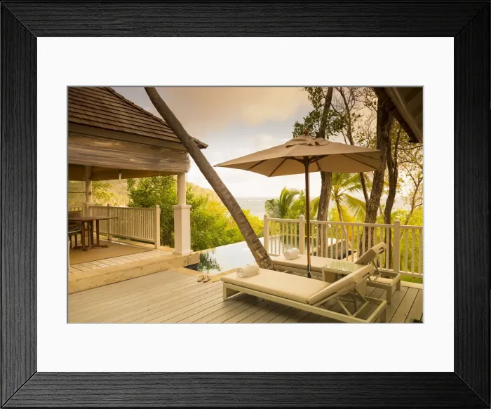 Framed Print : Pool Villa, Banyan Tree Resort, Mahe, Seychelles Framed Print : Pool Villa, Banyan Tree Resort, Mahe, Seychelles