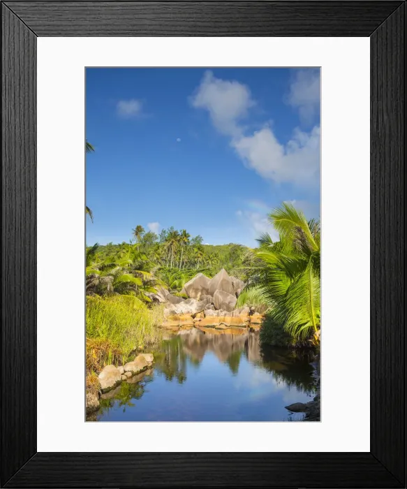 Framed Print : Grand Anse, La Digue, Seychelles Framed Print : Grand Anse, La Digue, Seychelles