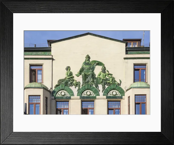 Framed Print : Serbia, Belgrade, Moscow hotel - an Art nouveau icon Framed Print : Serbia, Belgrade, Moscow hotel - an Art nouveau icon