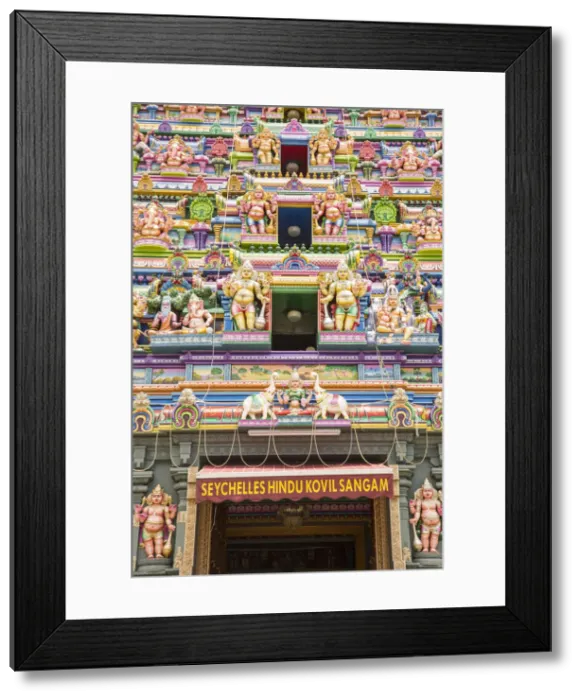 Framed Print : Hindu Temple, Victoria, Mahe, Seychelles Framed Print : Hindu Temple, Victoria, Mahe, Seychelles