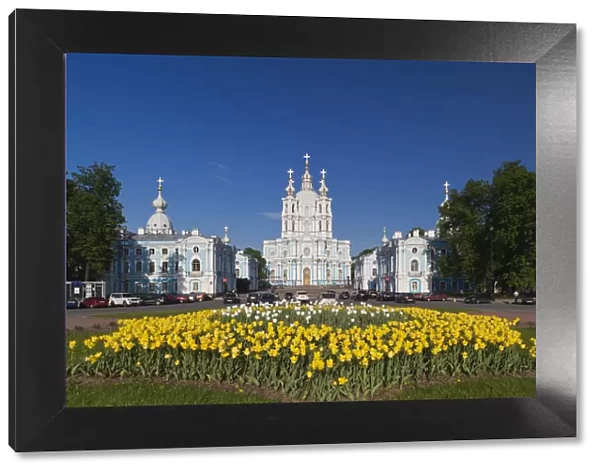 Russia, St. Petersburg, Smolny, Smolny Cathedral