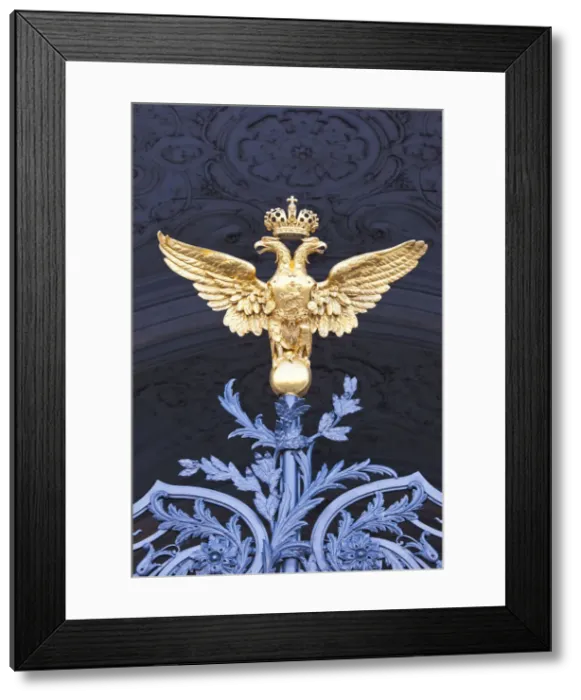 Framed Print : Russia, St. Petersburg, Dvortsovaya Square, double-headed eagle, symbol of Imperial Framed Print : Russia, St. Petersburg, Dvortsovaya Square, double-headed eagle, symbol of Imperial