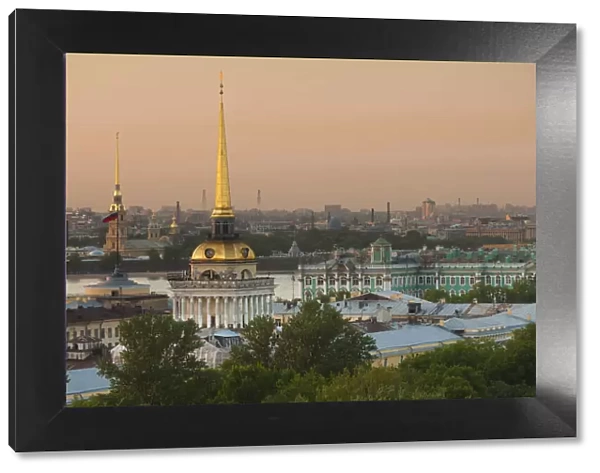 Russia, St. Petersburg, Center, Peter and Paul Fortress, Admiralty and Hermitage Museum