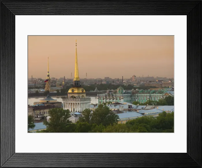 Framed Print : Russia, St. Petersburg, Center, Peter and Paul Fortress, Admiralty and Hermitage Museum Framed Print : Russia, St. Petersburg, Center, Peter and Paul Fortress, Admiralty and Hermitage Museum