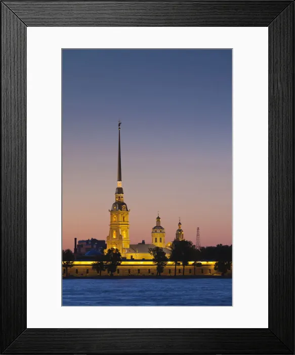 Framed Print : Russia, St. Petersburg, Center, Neva River view of the Saints Peter and Paul Cathedral Framed Print : Russia, St. Petersburg, Center, Neva River view of the Saints Peter and Paul Cathedral