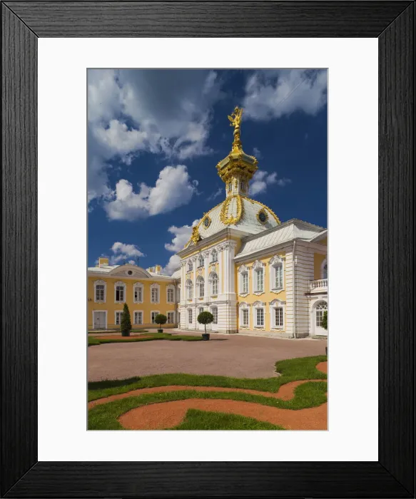 Framed Print : Russia, St. Petersburg, Peterhof, Grand Palace Framed Print : Russia, St. Petersburg, Peterhof, Grand Palace