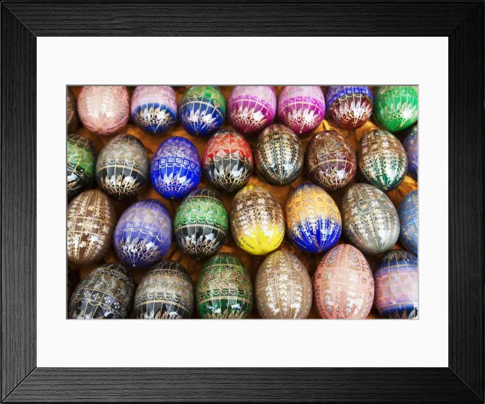 Framed Print : Russia, St. Petersburg, Painted eggs Framed Print : Russia, St. Petersburg, Painted eggs