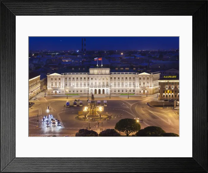 Framed Print : Russia, St. Petersburg, Mariinsky Palace from St. Isaac Cathedral Framed Print : Russia, St. Petersburg, Mariinsky Palace from St. Isaac Cathedral