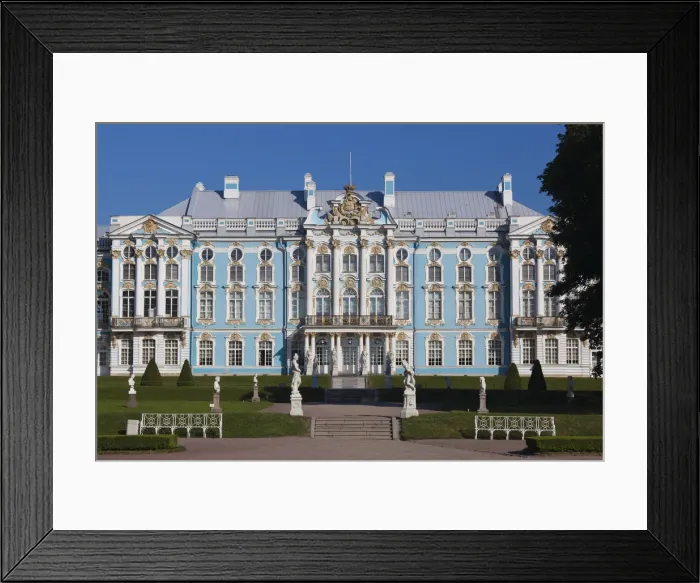 Framed Print : Russia, St. Petersburg, Pushkin-Tsarskoye Selo, Catherine Palace Framed Print : Russia, St. Petersburg, Pushkin-Tsarskoye Selo, Catherine Palace