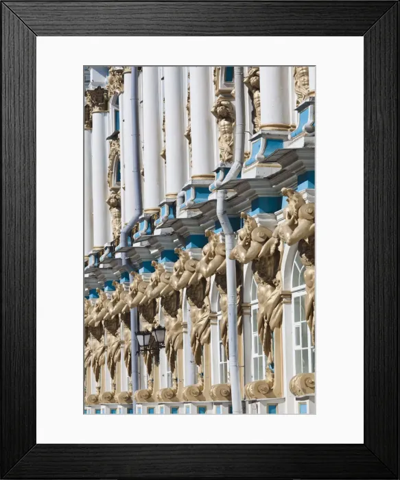 Framed Print : Russia, St. Petersburg, Pushkin-Tsarskoye Selo, Catherine Palace Framed Print : Russia, St. Petersburg, Pushkin-Tsarskoye Selo, Catherine Palace