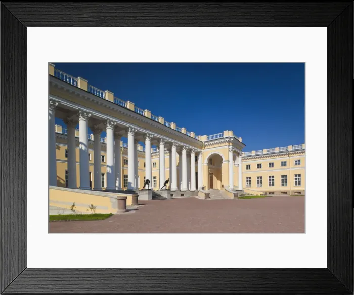 Framed Print : Russia, St. Petersburg, Pushkin-Tsarskoye Selo, Alexander Palace, final home of Czar Framed Print : Russia, St. Petersburg, Pushkin-Tsarskoye Selo, Alexander Palace, final home of Czar