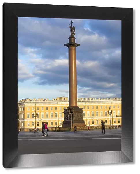 Russia, Saint Petersburg, Alexander Column