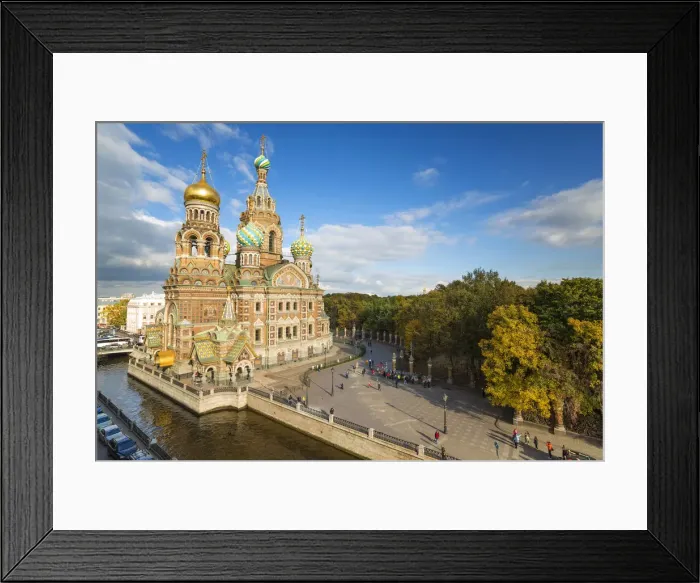 Framed Print : Domes of Church of the Saviour on Spilled Blood, Saint Petersburg, Russia Framed Print : Domes of Church of the Saviour on Spilled Blood, Saint Petersburg, Russia