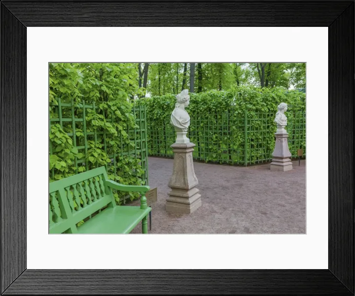 Framed Print : Sculpture in Summer Garden, Saint Petersburg, Russia Framed Print : Sculpture in Summer Garden, Saint Petersburg, Russia
