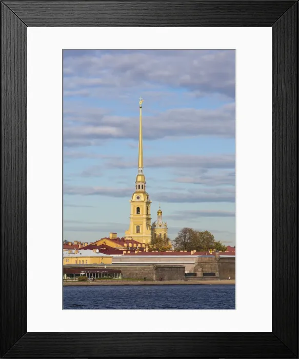 Framed Print : Russia, Saint Petersburg, Peter and Paul Fortress on Neva riverside, classified as Framed Print : Russia, Saint Petersburg, Peter and Paul Fortress on Neva riverside, classified as