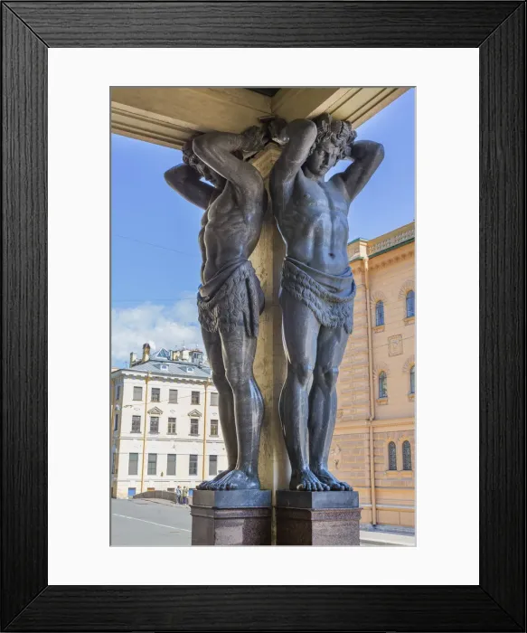 Framed Print : The Atlantes portico, Winter Palace, State Hermitage Museum, Saint Petersburg, Russia Framed Print : The Atlantes portico, Winter Palace, State Hermitage Museum, Saint Petersburg, Russia