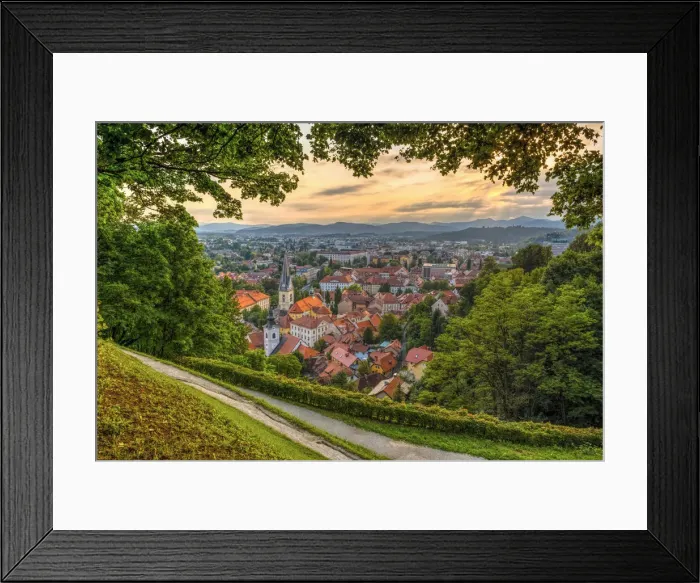 Framed Print : Slovenia, Ljubljana, Sveti Florijana (or Sentflorjanska) Cerkev and Sveti Jakoba Cerkev Framed Print : Slovenia, Ljubljana, Sveti Florijana (or Sentflorjanska) Cerkev and Sveti Jakoba Cerkev