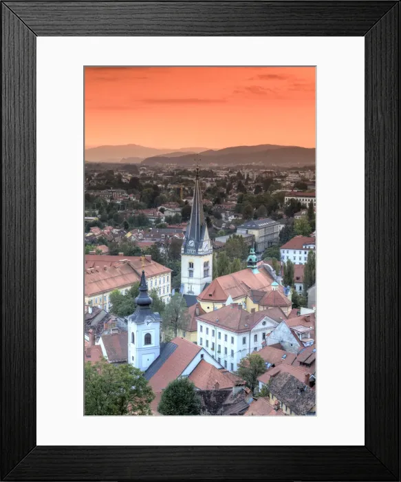 Framed Print : Slovenia, Ljubljiana, Old Town Framed Print : Slovenia, Ljubljiana, Old Town