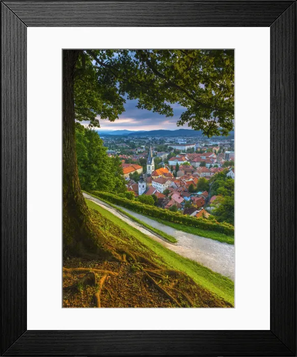 Framed Print : Slovenia, Ljubljana, Sveti Florijana (or Sentflorjanska) Cerkev and Sveti Jakoba Cerkev Framed Print : Slovenia, Ljubljana, Sveti Florijana (or Sentflorjanska) Cerkev and Sveti Jakoba Cerkev