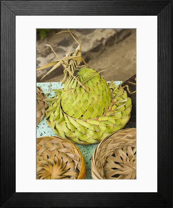 Framed Print : St. Vincent and the Grenadines, Bequia, Port Elizabeth, souvenir straw hats Framed Print : St. Vincent and the Grenadines, Bequia, Port Elizabeth, souvenir straw hats