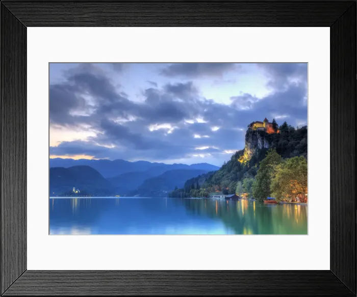Framed Print : Slovenia, Bled, Lake Bled and Castle Framed Print : Slovenia, Bled, Lake Bled and Castle