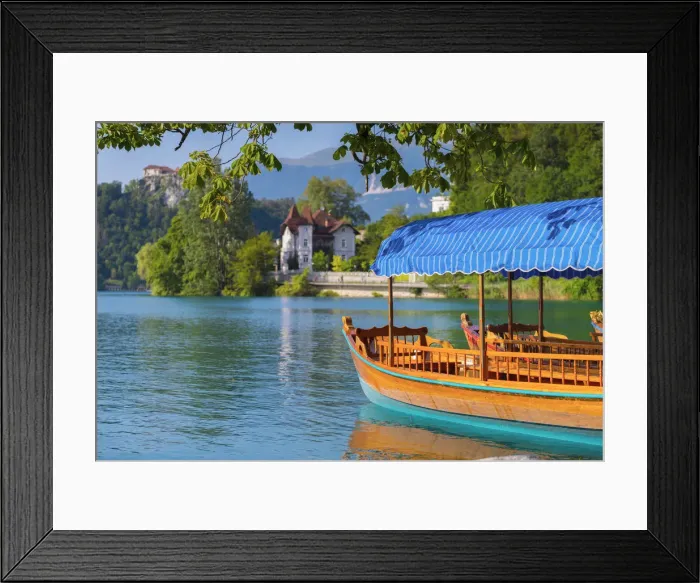 Framed Print : Slovenia, Julian Alps, Upper Carniola, Bled, Lake Bled, Pleasure Boats Framed Print : Slovenia, Julian Alps, Upper Carniola, Bled, Lake Bled, Pleasure Boats