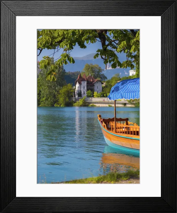 Framed Print : Slovenia, Julian Alps, Upper Carniola, Bled, Lake Bled, Pleasure Boats Framed Print : Slovenia, Julian Alps, Upper Carniola, Bled, Lake Bled, Pleasure Boats