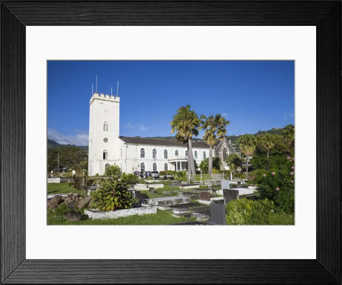 Framed Print : St Vincent and The Grenadines, St Vincent, Kingstown, St Georges Anglican Church Framed Print : St Vincent and The Grenadines, St Vincent, Kingstown, St Georges Anglican Church