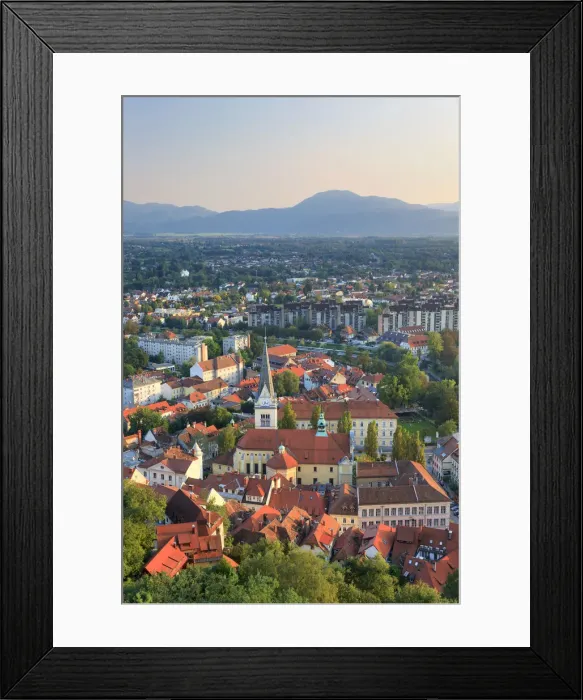 Framed Print : Slovenia, Ljubljiana, Old Town Framed Print : Slovenia, Ljubljiana, Old Town
