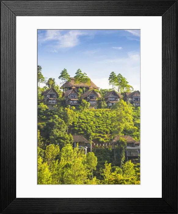 Framed Print : Sri Lanka, Ella, 98 Acres Resort and Spa