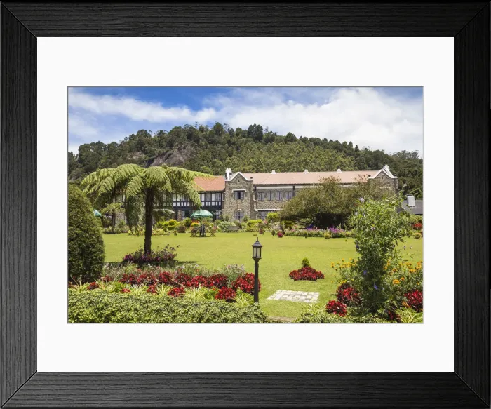 Framed Print : Sri Lanka, Nuwara Eliya, The Hill Club, Hotel and private gentlemans club, whose Framed Print : Sri Lanka, Nuwara Eliya, The Hill Club, Hotel and private gentlemans club, whose