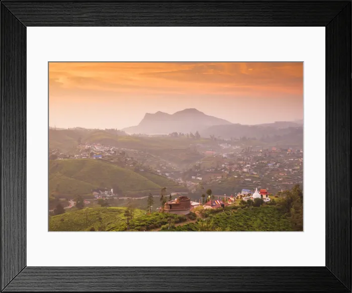 Framed Print : Sri Lanka, Nuwara Eliya, View of Sri Swarnagiri Temple Framed Print : Sri Lanka, Nuwara Eliya, View of Sri Swarnagiri Temple