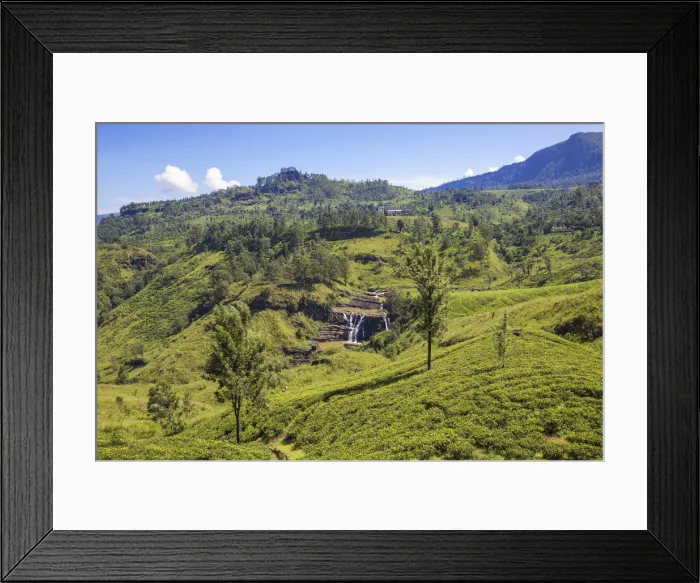 Framed Print : Sri Lanka, Nuwara Eliya, St Clair Waterfall Framed Print : Sri Lanka, Nuwara Eliya, St Clair Waterfall
