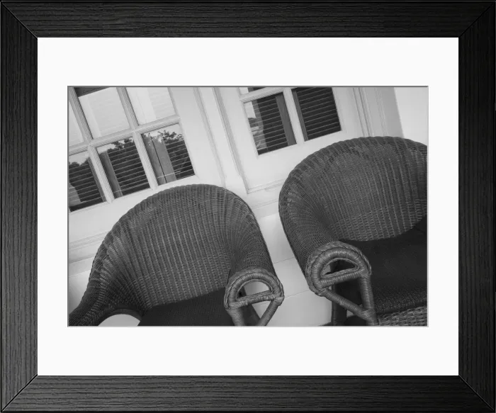 Framed Print : Cane chairs at Raffles Hotel, Singapore Framed Print : Cane chairs at Raffles Hotel, Singapore