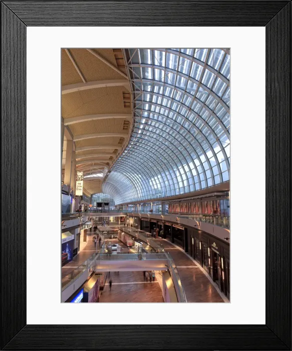 Framed Print : Singapore, Marina Bay Sands Shopping Mall