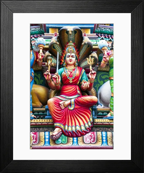 Framed Print : Close up of the Gopuram of the Sri Mariamman Temple in Singapore Framed Print : Close up of the Gopuram of the Sri Mariamman Temple in Singapore