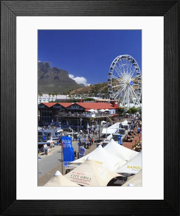 Framed Print : South Africa, Western Cape, Cape Town, Victoria and Alfred Waterfront Complex Framed Print : South Africa, Western Cape, Cape Town, Victoria and Alfred Waterfront Complex