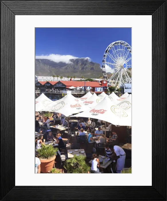 Framed Print : South Africa, Western Cape, Cape Town, Victoria and Alfred Waterfront Complex