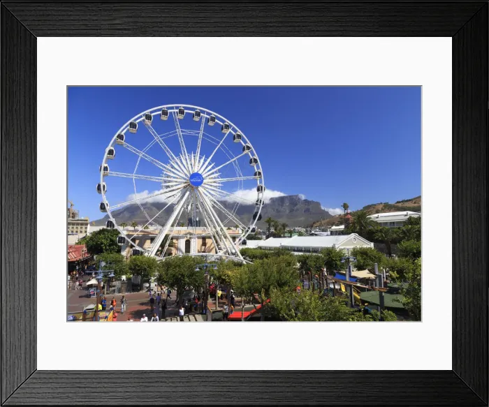 Framed Print : South Africa, Western Cape, Cape Town, Victoria and Alfred Waterfront Complex