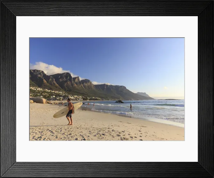 Framed Print : South Africa, Western Cape, Cape Town, Camps Bay