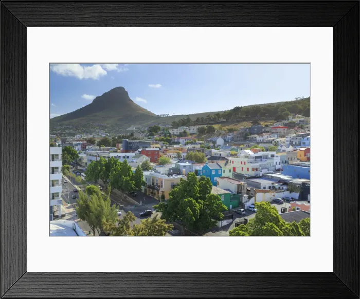 Framed Print : South Africa, Western Cape, Cape Town, Bo-Kaap Framed Print : South Africa, Western Cape, Cape Town, Bo-Kaap