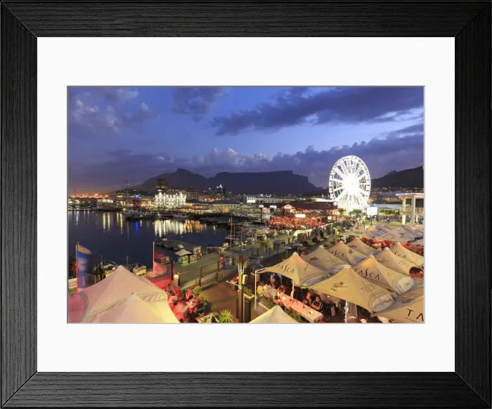 Framed Print : South Africa, Western Cape, Cape Town, V&A Waterfront, Victoria Wharf Framed Print : South Africa, Western Cape, Cape Town, V&A Waterfront, Victoria Wharf