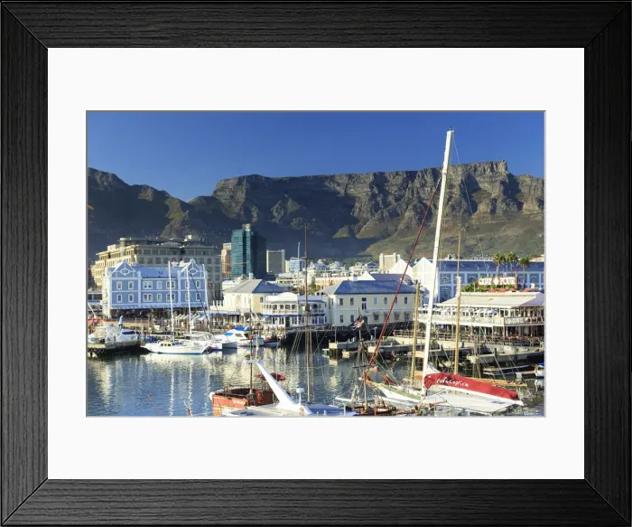 Framed Print : South Africa, Western Cape, Cape Town, V&A Waterfront, Victoria Wharf Framed Print : South Africa, Western Cape, Cape Town, V&A Waterfront, Victoria Wharf