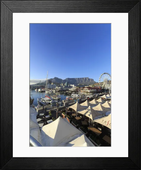 Framed Print : South Africa, Western Cape, Cape Town, V&A Waterfront, Victoria Wharf Framed Print : South Africa, Western Cape, Cape Town, V&A Waterfront, Victoria Wharf