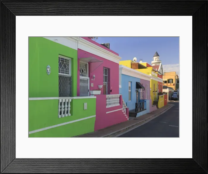 Framed Print : South Africa, Western Cape, Cape Town, Bo-Kaap Framed Print : South Africa, Western Cape, Cape Town, Bo-Kaap