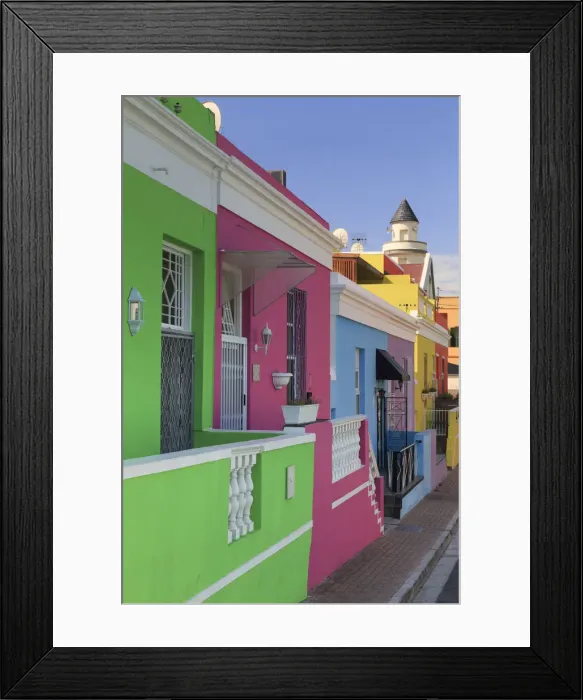 Framed Print : South Africa, Western Cape, Cape Town, Bo-Kaap Framed Print : South Africa, Western Cape, Cape Town, Bo-Kaap