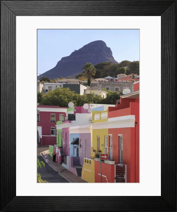 Framed Print : South Africa, Western Cape, Cape Town, Bo-Kaap Framed Print : South Africa, Western Cape, Cape Town, Bo-Kaap