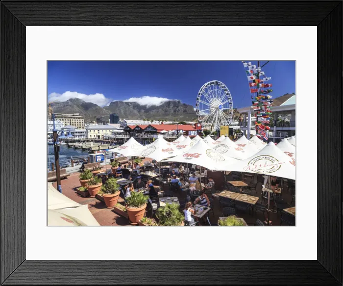 Framed Print : South Africa, Western Cape, Cape Town, Victoria and Alfred Waterfront Complex