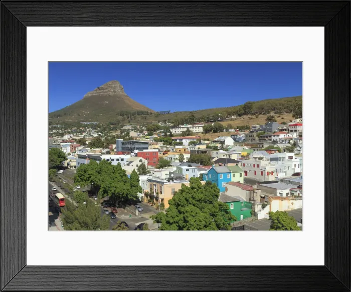 Framed Print : South Africa, Western Cape, Cape Town, Bo-Kaap Framed Print : South Africa, Western Cape, Cape Town, Bo-Kaap