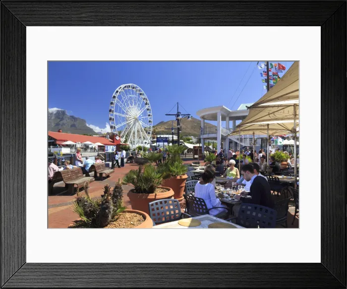 Framed Print : South Africa, Western Cape, Cape Town, Victoria and Alfred Waterfront Complex Framed Print : South Africa, Western Cape, Cape Town, Victoria and Alfred Waterfront Complex